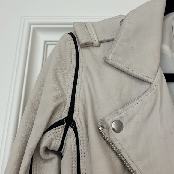 IRO leather cropped jacket - Picture 3 of 8